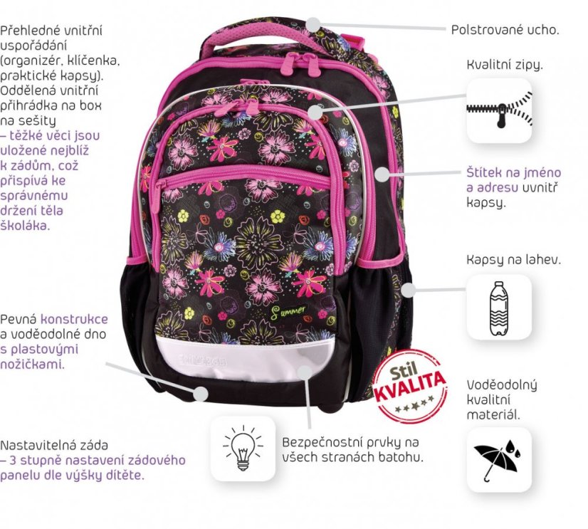 Školní batoh Stil Summer