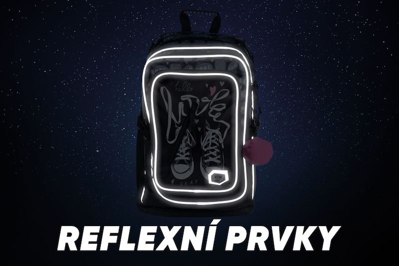 Školský batoh Baagl Cubic Sneakers
