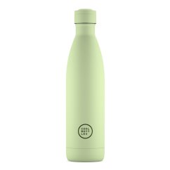 Nerezová termolahev COOL BOTTLES Pastel Green třívrstvá 750 ml