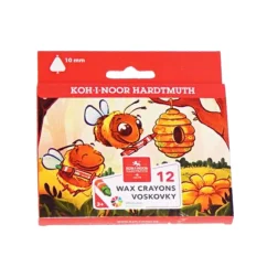 Voskovky Koh-i-Noor – silné trojhranné, 12 ks