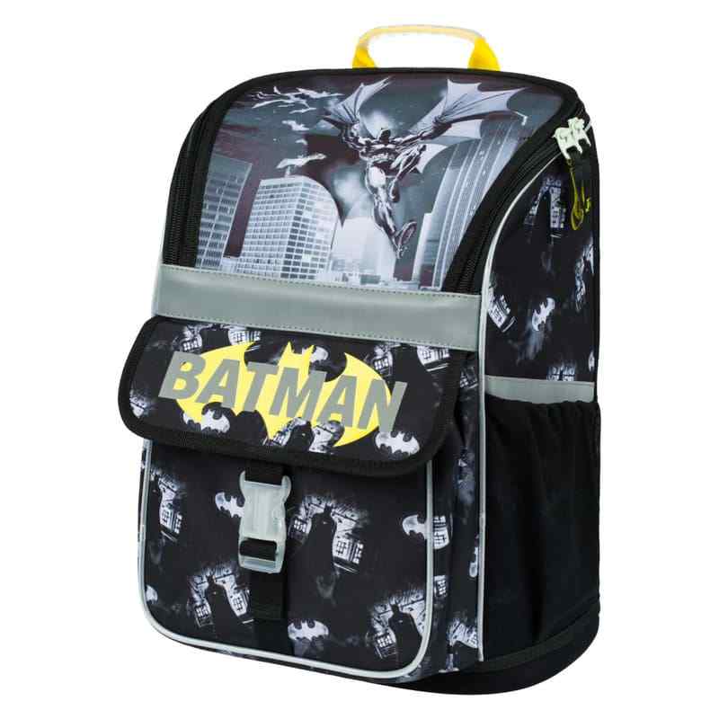 Školní aktovka v setu Baagl Zippy Batman Dark City - 3 díly