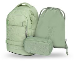 BAAGL SET 3 Skate max Mentol: batoh, penál, sáček - Baagl