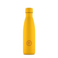 Termo fľaša z nerezovej ocele COOL BOTTLES Vivid Yellow trojvrstvová 500 ml