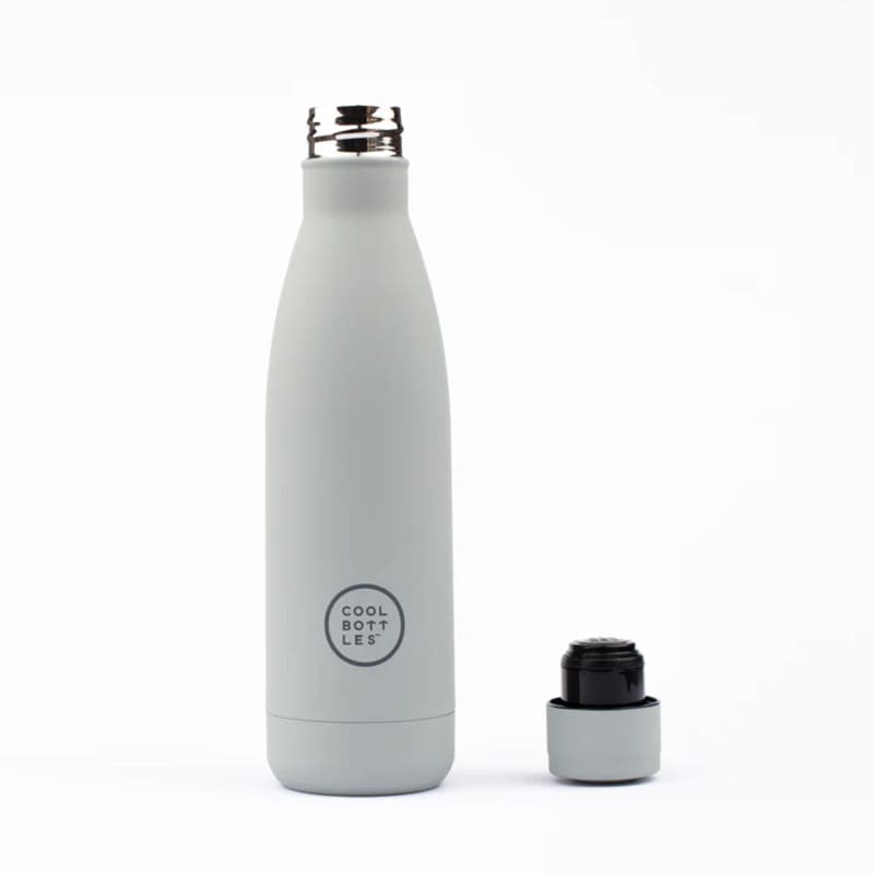 Nerezová termolahev COOL BOTTLES Pastel Grey třívrstvá 500ml