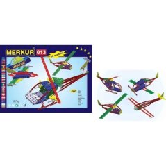 Stavebnice Merkur 013 Vrtulník 10 modelů 222 ks