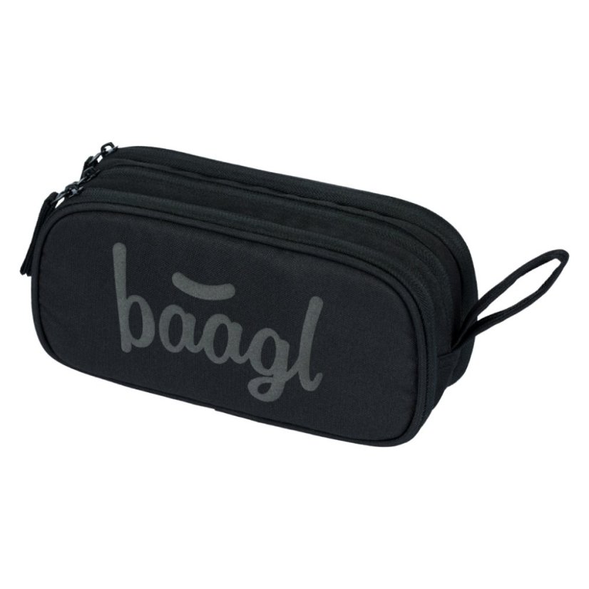 BAAGL 3 SET Coolmate Black: batoh, penál, sáček - Baagl