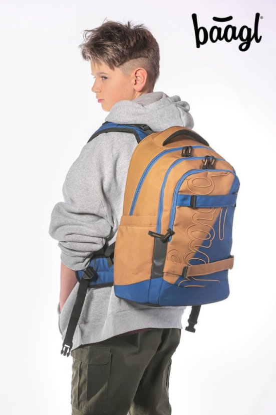 BAAGL SADA 3 Skate Max Duo: batoh, peračník, vrecko - Baagl