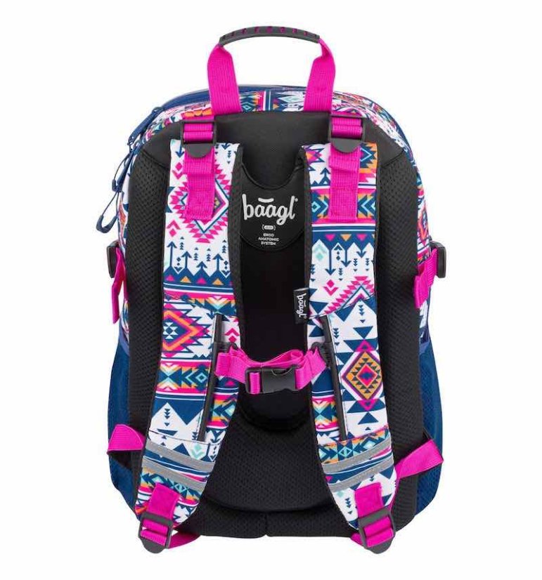 Školní batoh v setu Baagl Core Boho - 3 díly