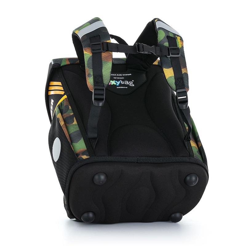 Školní aktovka v setu pro prvňáčky Oxybag PREMIUM Helikoptéra - 3 díly