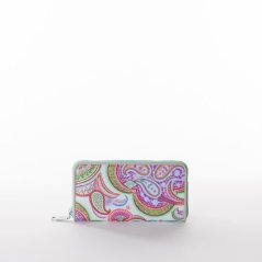 Dámská peněženka Oilily Aqua velká, kolekce Summer paisley