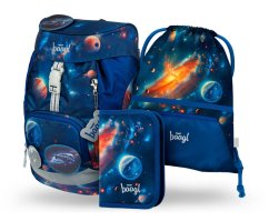 BAAGL SET 3 AIRY Vesmír: batoh, penál, sáček - Baagl