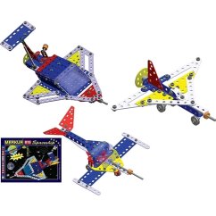 Stavebnice Merkur 015 Raketoplán 10 modelů 195 ks