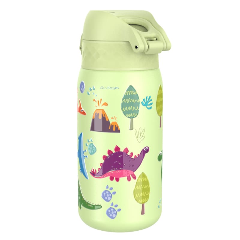 Nerezová láhev na pití ion8 Leak Proof Dinosaurs 350 ml
