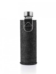 Láhev na pití Equa Mismatch Silver 750 ml s plstěným pouzdrem