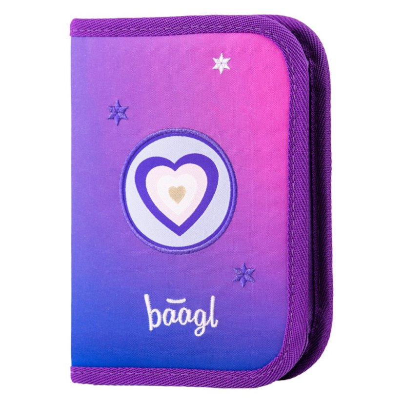 BAAGL SET 3 AIRY Koně srdce: batoh, penál, sáček - Baagl