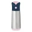 B.Box termoska na pitie so slamkou 500 ml – indigo/ružová