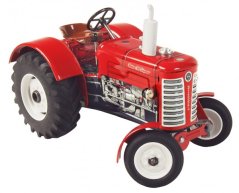 Traktor Zetor 50 Super červený na klíček kov 15cm 1:25 v krabičce Kovap - Kovap
