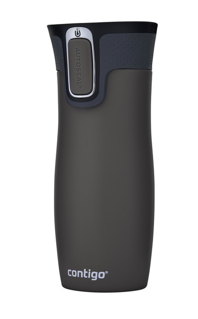 Nerezový termohrnek CONTIGO Autoseal West Loop 470 ml - gun metal