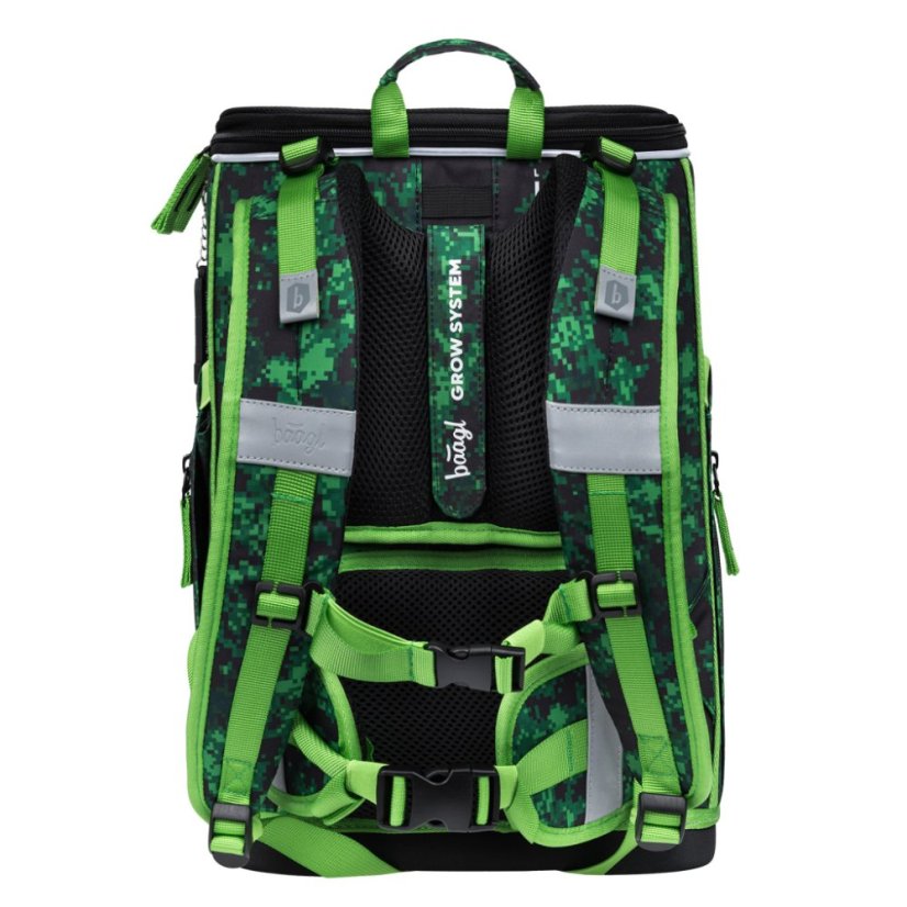 BAAGL SET 3 Zippy Plus Minecraft Boom: aktovka, penál, sáček - Baagl