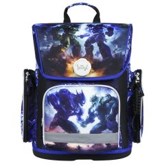 BAAGL SET 5 Ergo Roboti: aktovka, penál, sáček, zástěra, peněženka - Baagl
