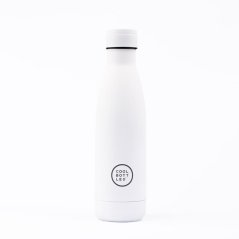 Nerezová termolahev COOL BOTTLES Mono White třívrstvá 500ml