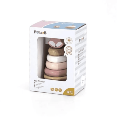 Dřevěná pyramida liška PolarB