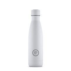 Nerezová termolahev COOL BOTTLES Mono White třívrstvá 500 ml