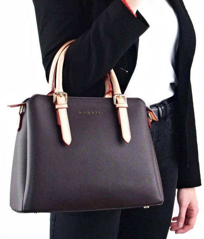 Dámská kabelka Bugatti Ella Bowling Bag velká hnědá