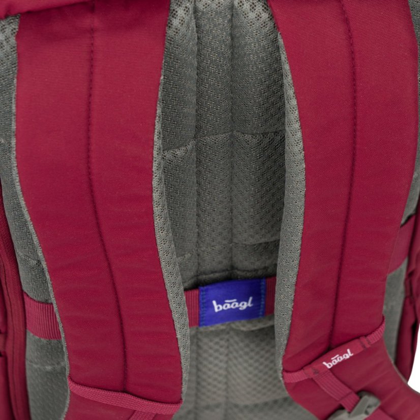 BAAGL Batoh Roll Burgundy GRS - Baagl