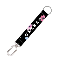 Krátká klíčenka s karabinkou Flowers - Oxybag (Karton P+P)