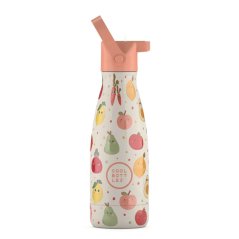 Detská termo fľaša z nerezovej ocele COOL BOTTLES Kids Fruit Salad trojvrstvová 260ml 3D