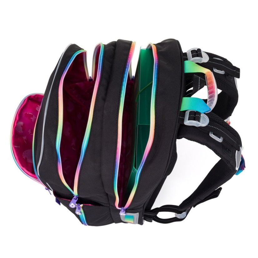 Černý školní batoh  Topgal KIMI 25010