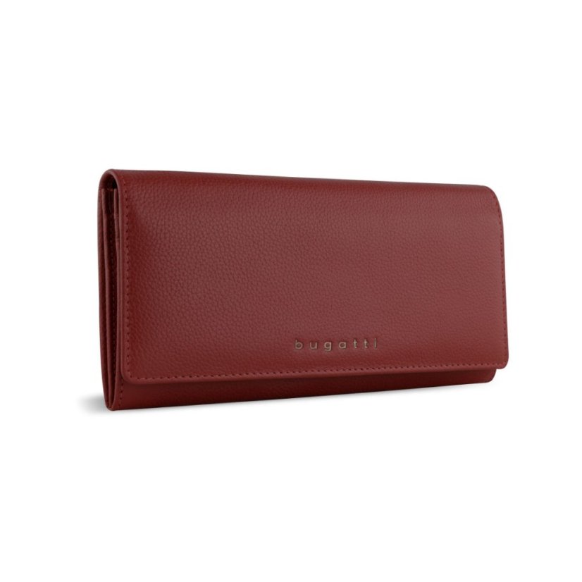 Dámská kožená peněženka Bugatti Mira velká červená