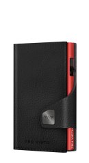 Vegan Bio Wine peňaženka TRU VIRTU CLICK & SLIDE - Black / Red