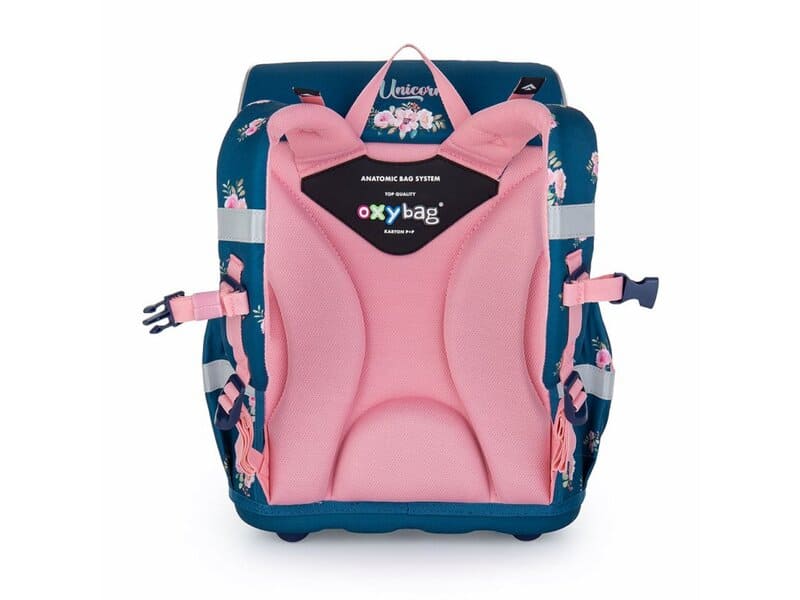 Školní aktovka v setu pro prvňáčky Oxybag PREMIUM Unicorn 1, 3 díly