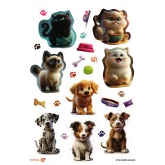 Nálepky Domáce zvieratá Topgal STICKERS 24053