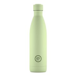 Nerezová termolahev COOL BOTTLES Pastel Green třívrstvá 750ml