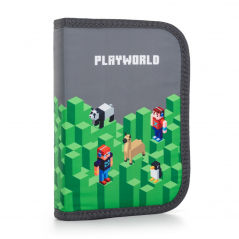 Penál 1 p. 2 chlopně, prázdný Playworld - Oxybag (Karton P+P)