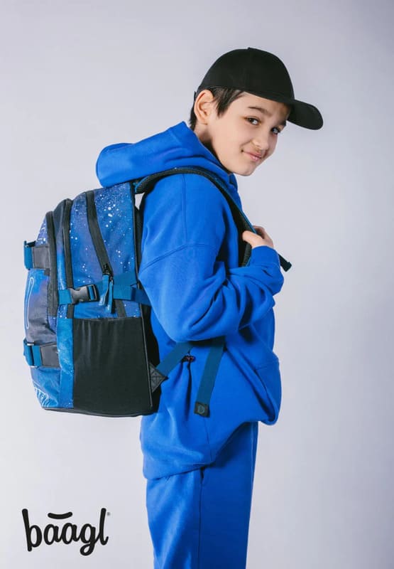 Školní batoh Baagl Skate Steel