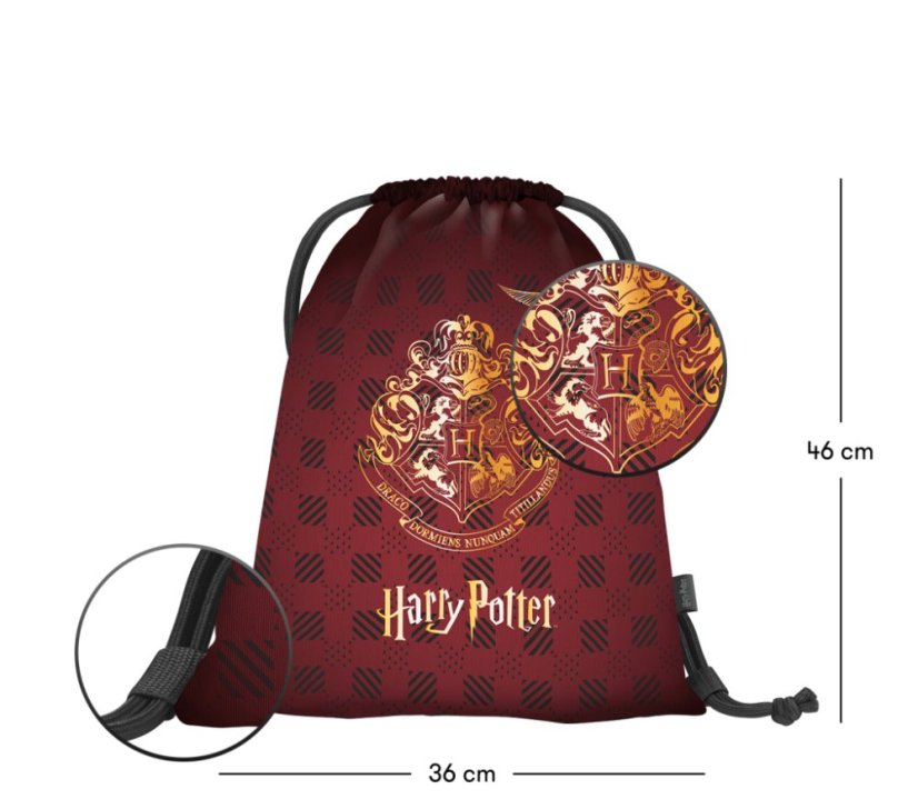 BAAGL SADA 3 Skate Harry Potter Rokfort vínový - Baagl