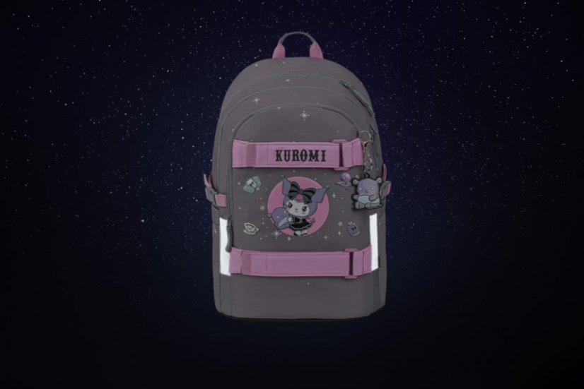 BAAGL Školní batoh Skate Kuromi Grey GRS - Baagl