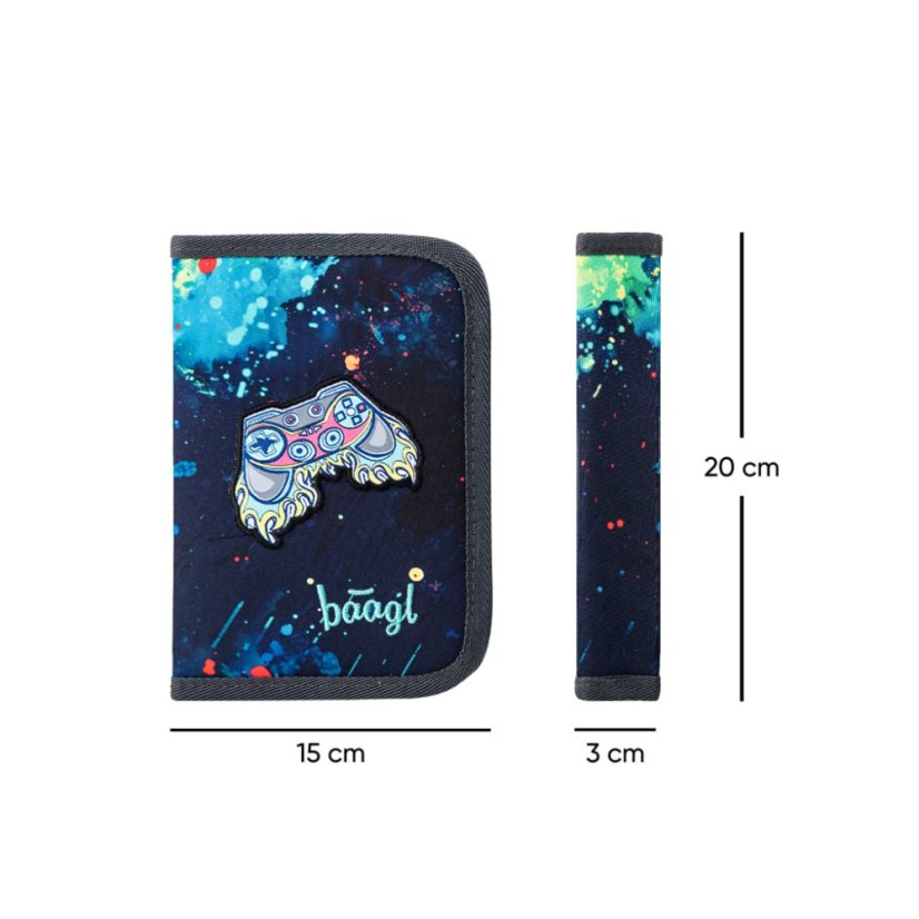 BAAGL SET 3 AIRY Chill: batoh, penál, sáček - Baagl