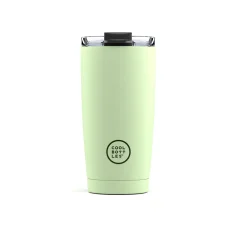 Termohrnček z nehrdzavejúcej ocele COOL BOTTLES Pastelovo zelený trojvrstvový 550ml