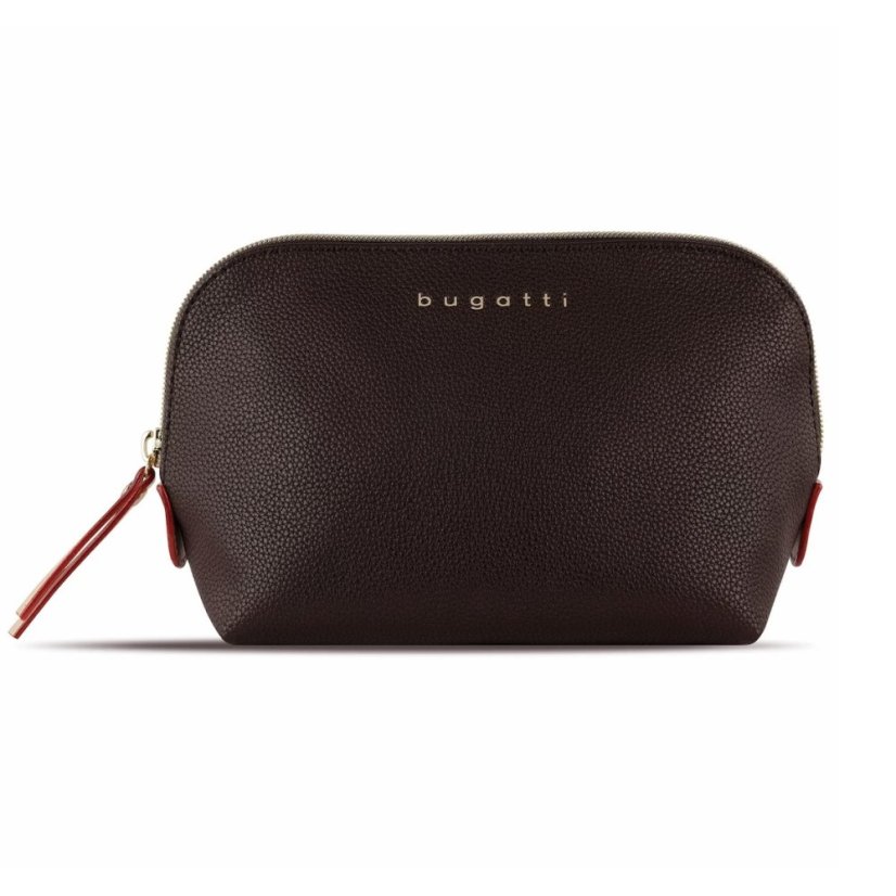 Dámská kosmetická taška Bugatti Ella hnědá oválná