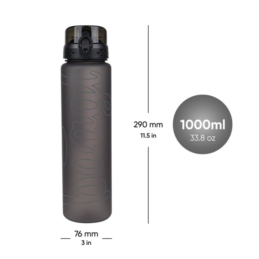 BAAGL Tritanová láhev na pití Darkness, 1000 ml - Baagl