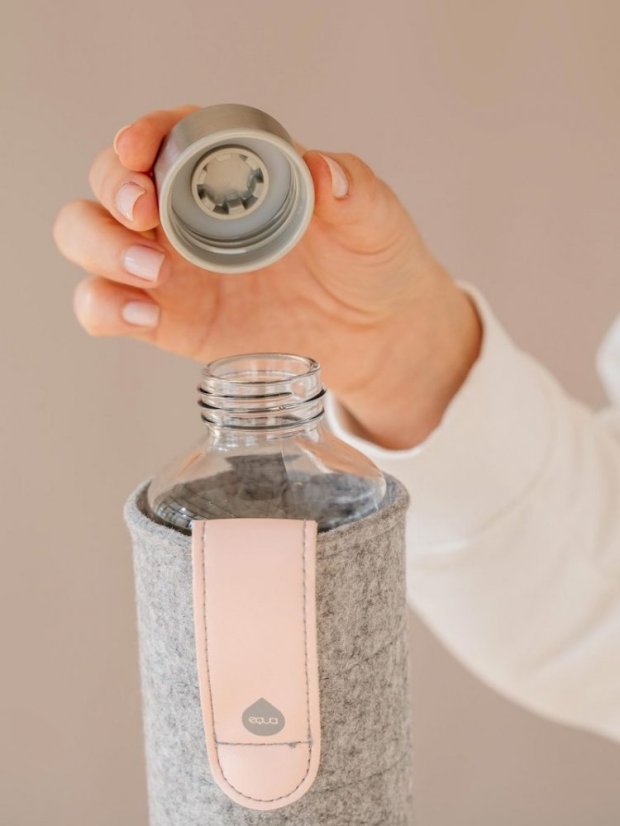 Láhev na pití Equa Mismatch Pink Breeze 750 ml s plstěným obalem