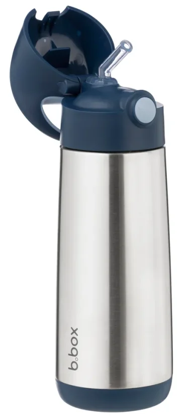 B.Box termoska na pití s brčkem 500 ml - Midnight
