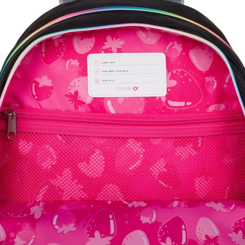 Černý školní batoh  Topgal KIMI 25010