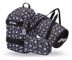 BAAGL SET 3 Skate Kuromi Black: batoh, penál, sportovní taška GRS - Baagl