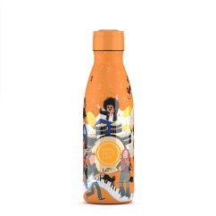 Dětská nerezová termolahev COOL BOTTLES Kids Music Beat třívrstvá 350 ml 3D